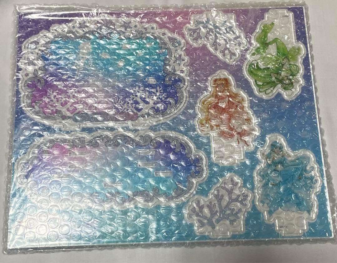 ぴちぴちピッチ 描き下ろし アクリルジオラマ グッズ-スタンドポップ